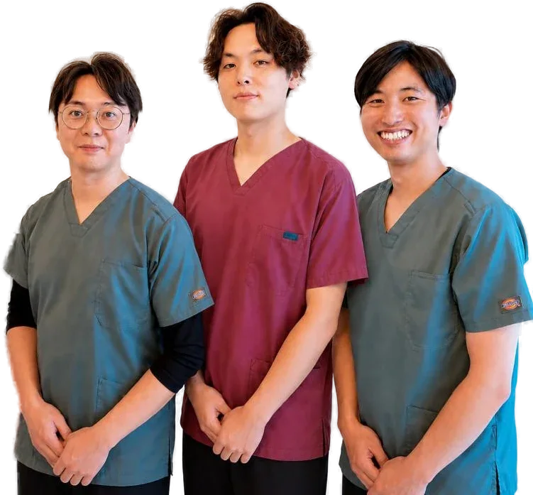 左から堀部勇人・丹羽晃生・畔崎晃一